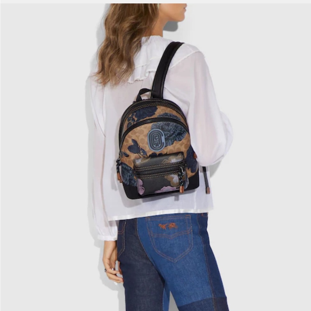 Coach x Kaffe Fassett Signature Academy Backpack - Picture 5 of 13